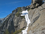 Trail down to Yosemite Falls viewing platform