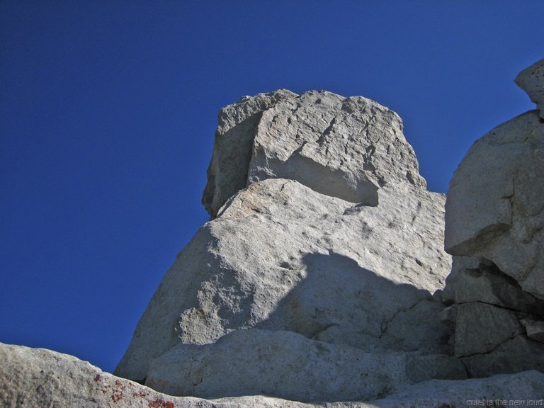 Cathedral Peak summit block