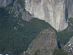 Looking down from Dewey Point - Base of El Cap