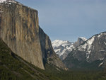 El Capitan and Yosemite Valley from from Tunnel View