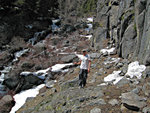 Hugo near top of Indian Canyon