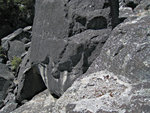 Bolt at top of Ahwahnee Boulder Project