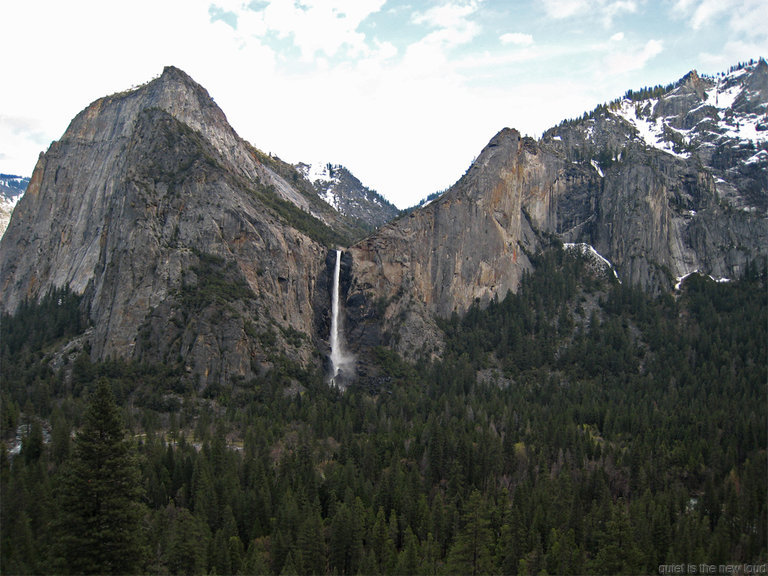 Cathedral Rocks, Bridalveil Falls, Leaning Tower