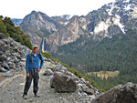 Hugo on Big Oak Flat Road, Bridalveil Falls