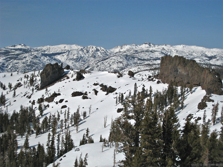 Mt. Reba rock, east from Reba 8842