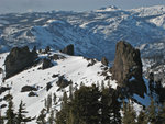 Mt. Reba rock, looking north