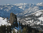 Mt. Reba rock, looking northeast