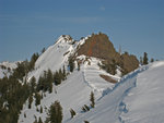 Mt. Reba rock, moon