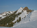 Mt. Reba rock, moon