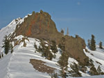 Mt. Reba rock, moon