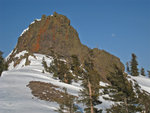 Mt. Reba rock. moon