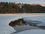 Lake Alpine at sunset