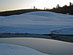 Lake Alpine at sunset