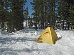 Campsite at Lake Alpine