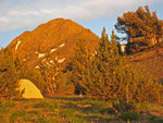 Round Top, Campsite at Sunset