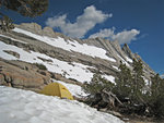 Campsite under Matthes Crest