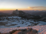Cathedral Peak at Sunset