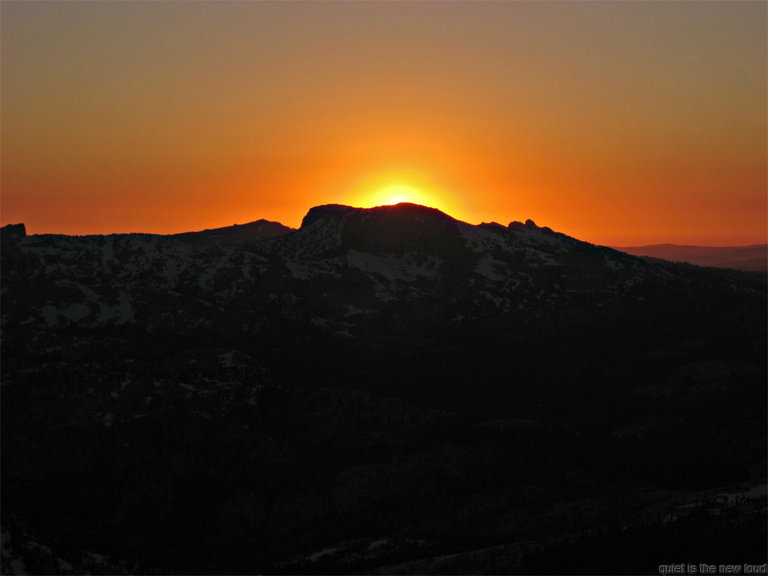 Tuolumne Peak at Sunset