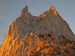 Eichorn Pinnacle and Cathedral Peak at Sunset