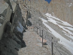 Cables on Mt Whitney Trail
