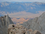 Thor Peak, Owens Valley, from Wotans Throne at Sunset