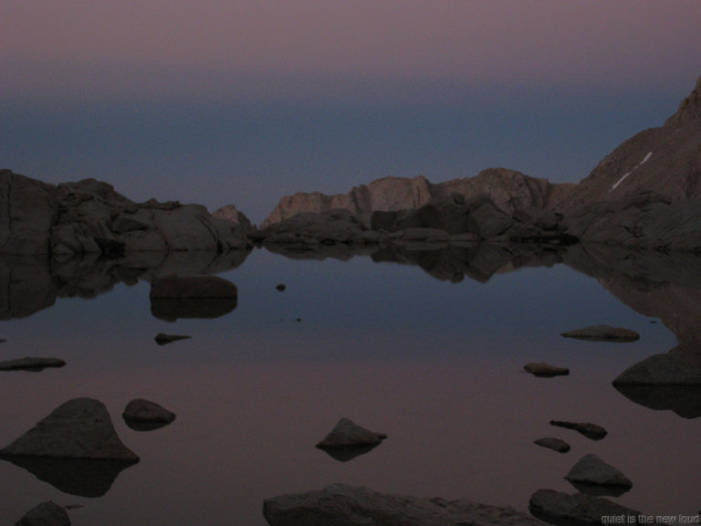 Trail Camp Pond at Sunset