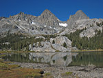 Ritter Pinnacles, Mt Ritter, Banner Peak, Ediza Lake