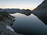 Cecile Lake at sunset