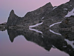 Cecile Lake at sunset