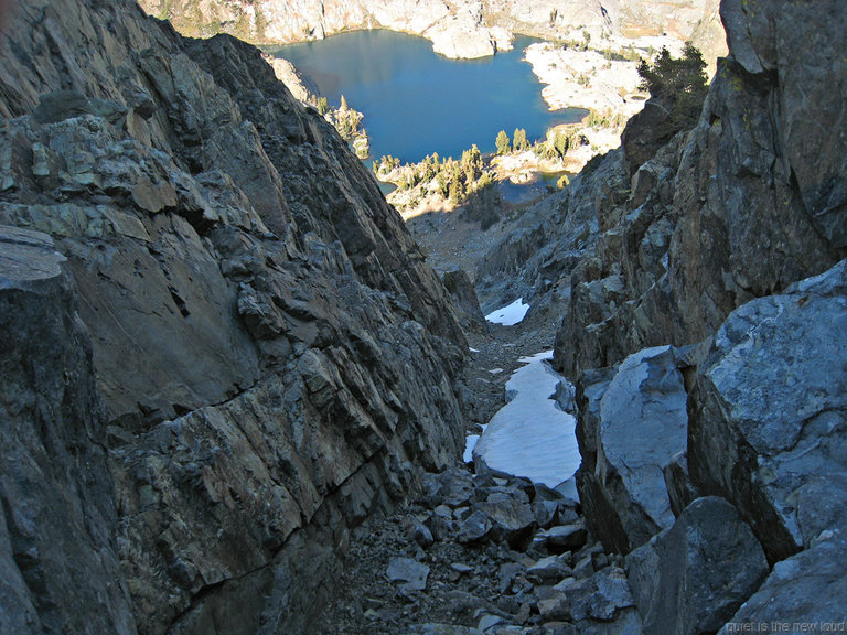 Pridham-Riegelhuth Notch, Minaret Lake