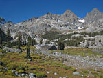 Ritter Pass, Ritter Pinnacles, Mt Ritter, Banner Peak