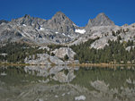 Ritter Pinnacles, Mt Ritter, Banner Peak, Ediza Lake