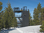 Structure at Crane Flat Lookout