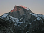 Half Dome at sunset