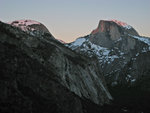 Half Dome, Half Dome at sunset