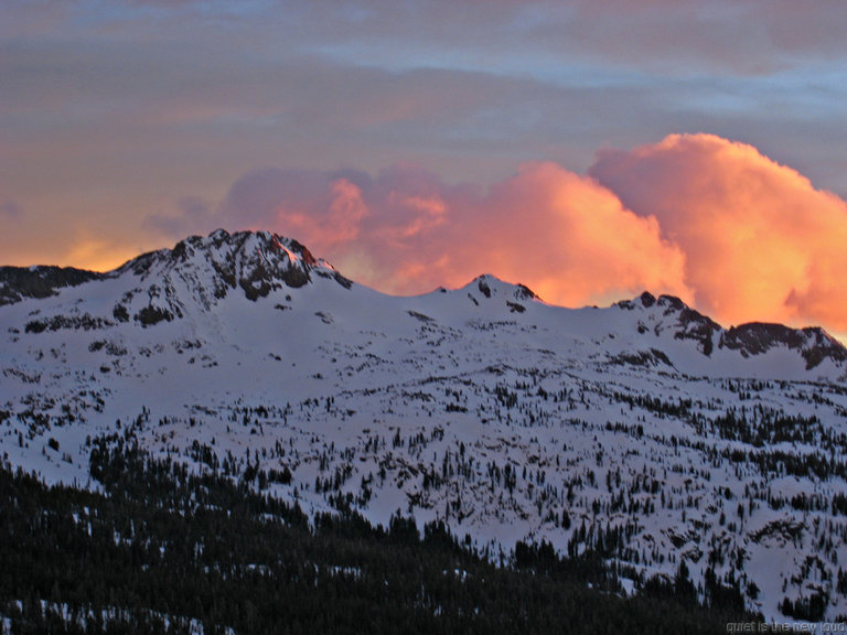 Round Top, The Sisters at sunset