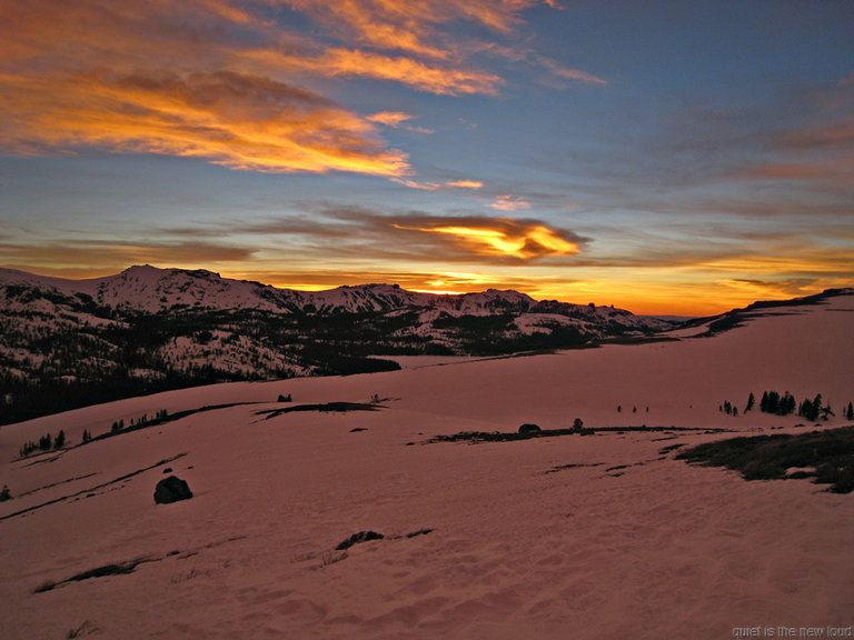 Thimble Peak at sunset