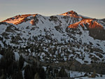 Red Lake Peak at sunset