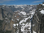Cathedral Rocks, Bridalveil Falls, Leaning Tower