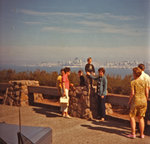San Francisco from north of the Golden Gate Bridge. 1969