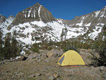 Two Eagle Peak, campsite above Sixth Lake