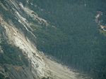 Rockfall under Ahwiyah Point