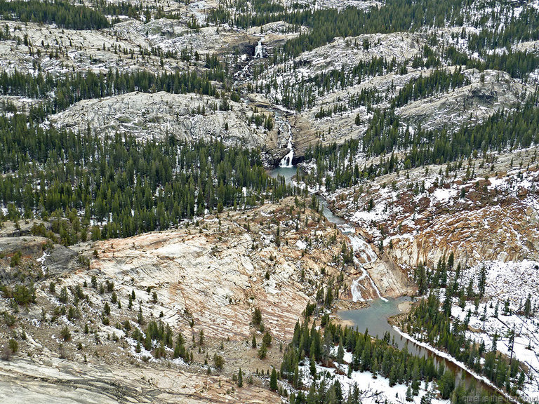 Tuolumne Falls, White Cascade, Tuolumne River