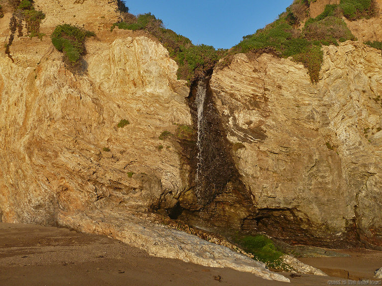 Secret Beach Waterfall