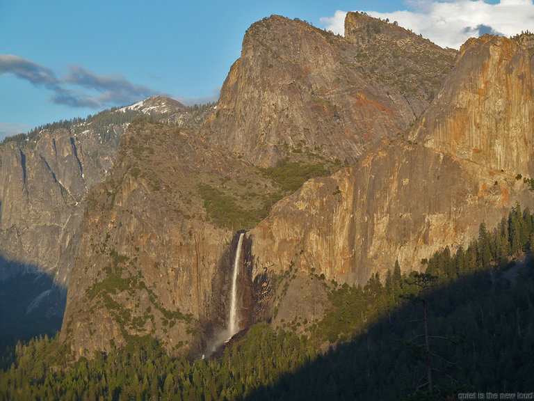 Cathedral Rocks, Bridalveil Falls