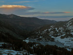 Ediza Lake at sunset