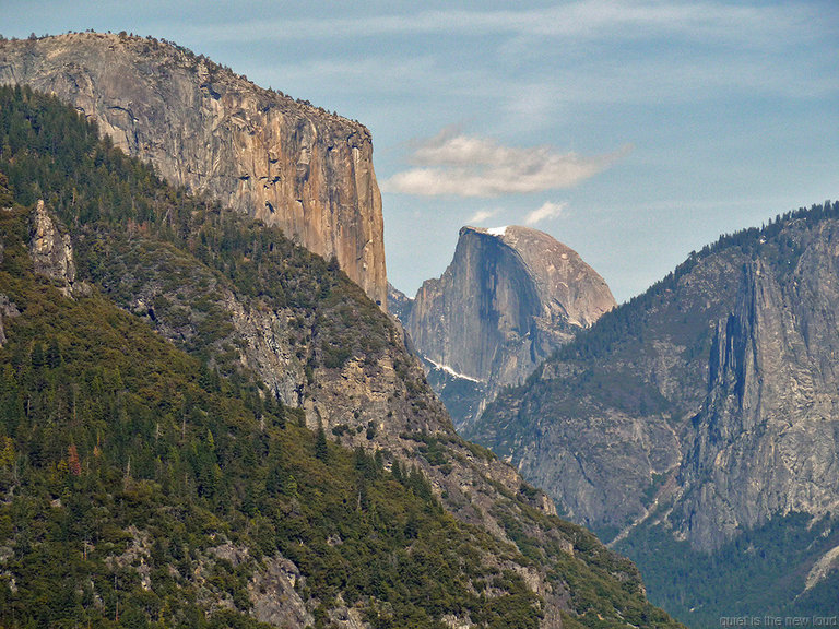 El Capitan, Half Dome, Sentinel Rock