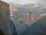 El Capitan, Half Dome at sunset