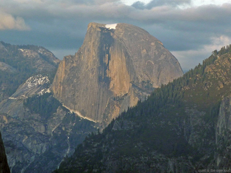 Half Dome at sunset