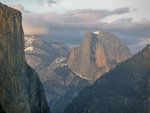 El Capitan, Half Dome at sunset
